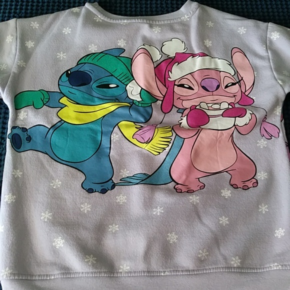 Disney Stitch sweat 14/16 fit more like 12 - Picture 3 of 3